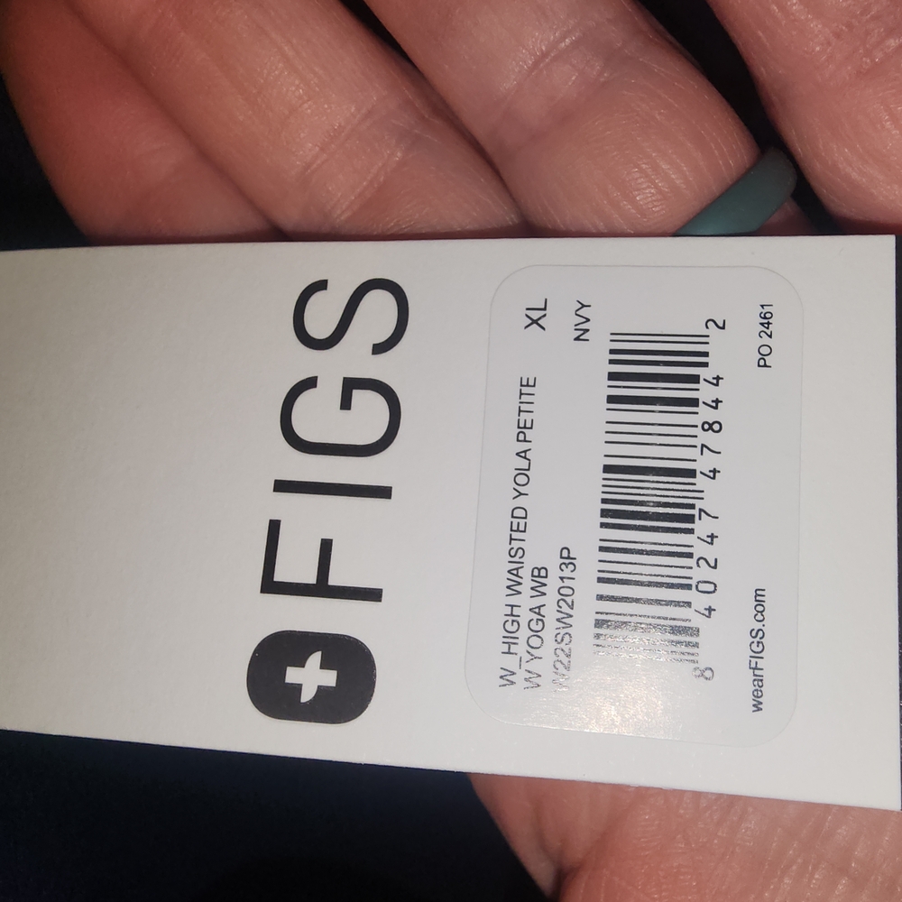 FIGS Navy High Waisted Yoga Pants